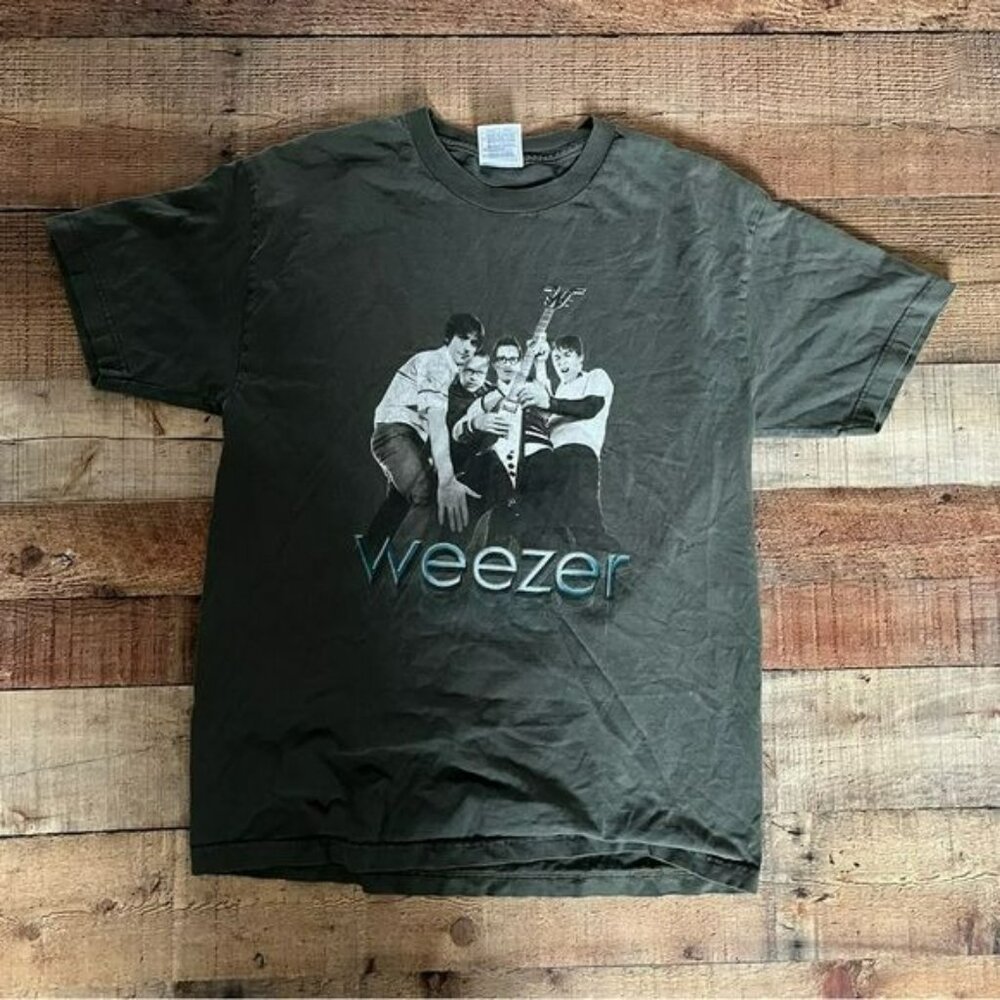 weezer authentic vintage 2002 dust west tour tee